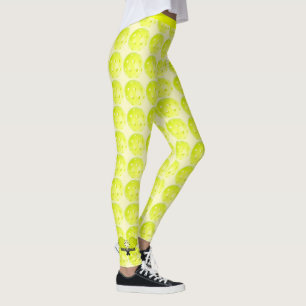 Pickleball-Leggings mit Paddeln Leggings