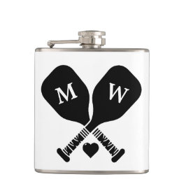 Pickleball-Liebe Flachmann