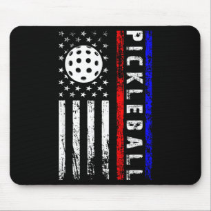 Pickleball Liebhaber 4. Juli American Flag Pickle Mousepad