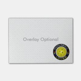 Pickleball Liebhaber-Bild-Wahlen Post-it Klebezettel