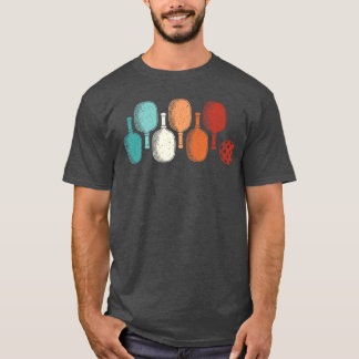 Pickleball-Liebhaber Retro-Paddle-Sport Pickleball T-Shirt