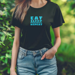 Pickleball-Liebhabertraum: Geschenke für sie blau T-Shirt