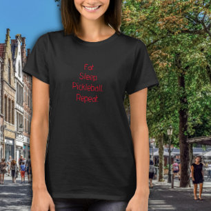 Pickleball-Liebhabertraum: Geschenke für sie rot T-Shirt