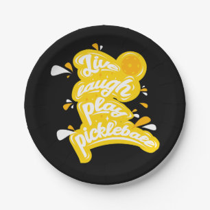Pickleball - Live Laugh Play Pickleball Pappteller