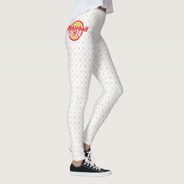 Pickleball Lover 2-2B Bildoptionen Leggings (Rechts)