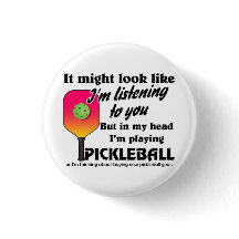 Pickleball Lover in meinem Kopf spiele ich Pickleb