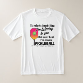 Pickleball Lover in meinem Kopf spiele ich Pickleb T-Shirt