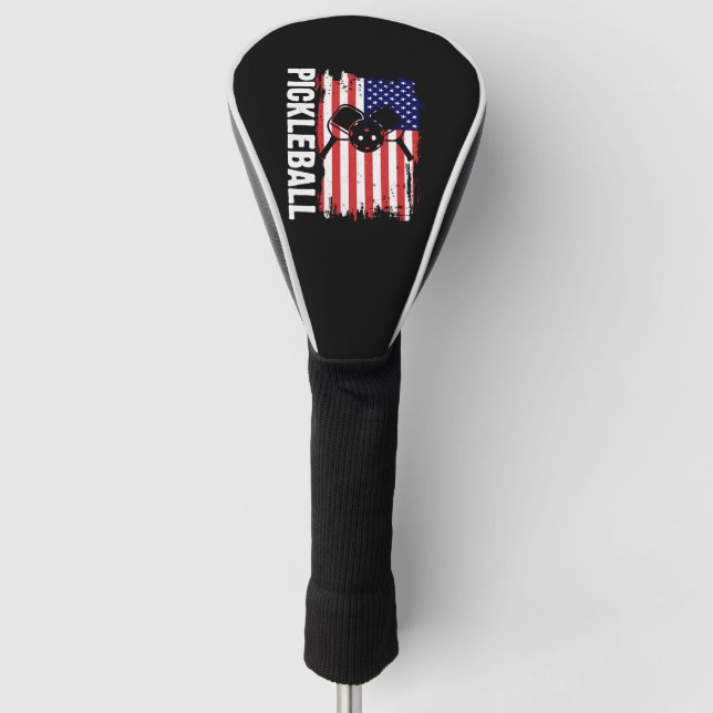 Pickleball Lover Paddle Golf Headcover (Vorderseite)