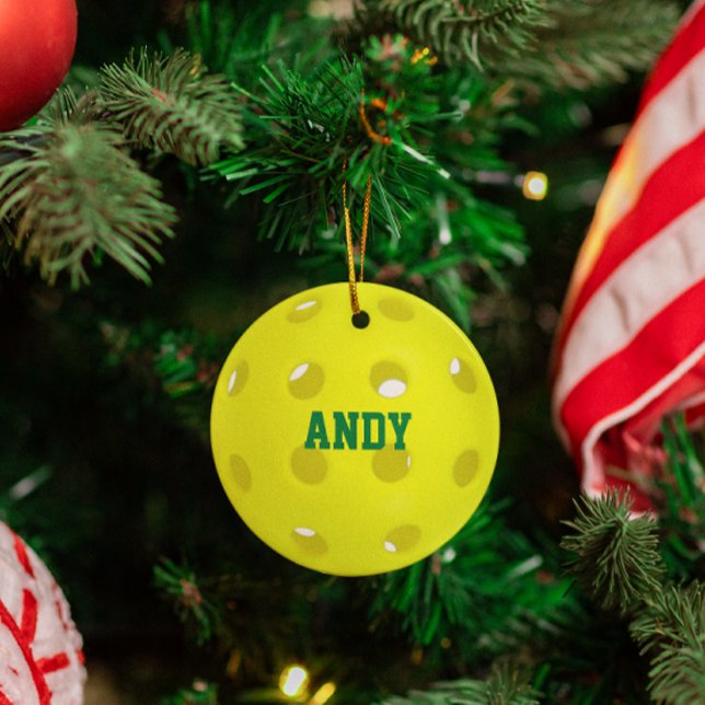 Pickleball Lover Personalisiert Ornament Aus Metall (Von Creator hochgeladen)