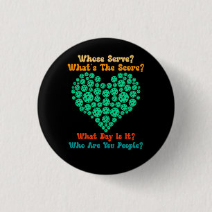 Pickleball Lover Pickleball Player, der wem servie Button