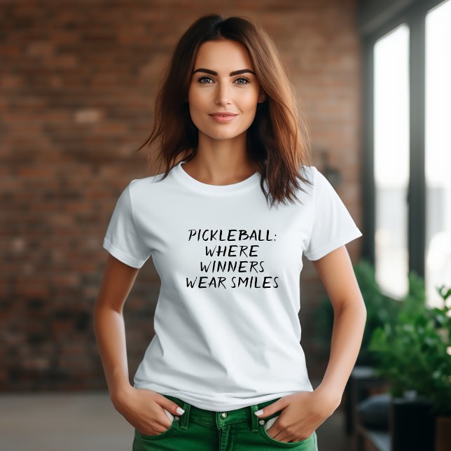 Pickleball Lover's Dream komischer schwarzer Sloga T-Shirt (Von Creator hochgeladen)