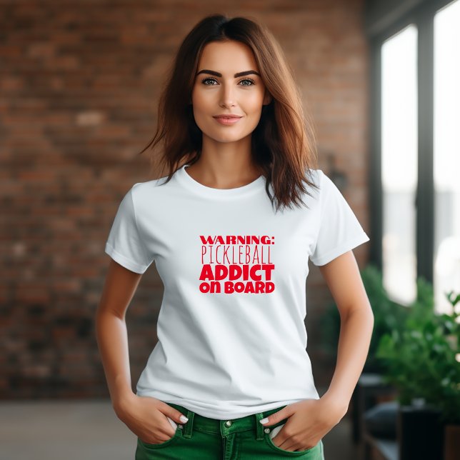 Pickleball Lover's Dream witziger roter Slogan-T - T-Shirt (Von Creator hochgeladen)