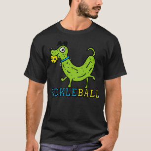 Pickleball, lustiger Hund 4 T-Shirt