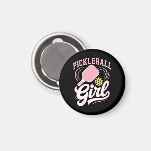 Pickleball Mädchen Spielerin Magnet