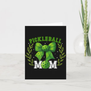 Pickleball-Mama Coquette-Schleife Pickleball-Mama Karte