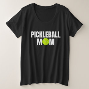 Pickleball-Mama-Shirt Minimalistisches Picklebal Große Größe T-Shirt