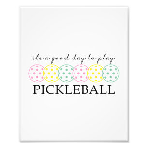 Pickleball-Mama-Spieler-Paddel-Sport Fotodruck