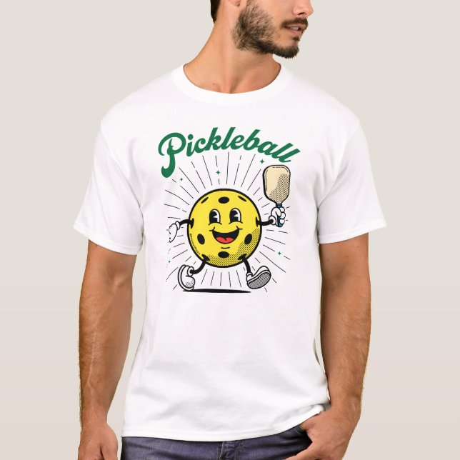 PICKLEBALL MASCOT von Pickleball Playerz T-Shirt (Vorderseite)