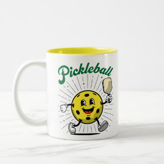PICKLEBALL MASCOT von Pickleball Playerz Zweifarbige Tasse