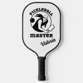 Pickleball Master Black Player Individuelle Name Pickleball Schläger