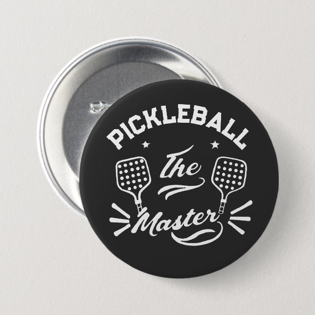 Pickleball Master Button (Vorne & Hinten)
