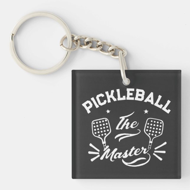 Pickleball Master Schlüsselanhänger (Vorderseite)