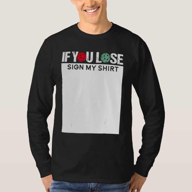 Pickleball Match Day Pickleball Old And Young Play T-Shirt (Vorderseite)