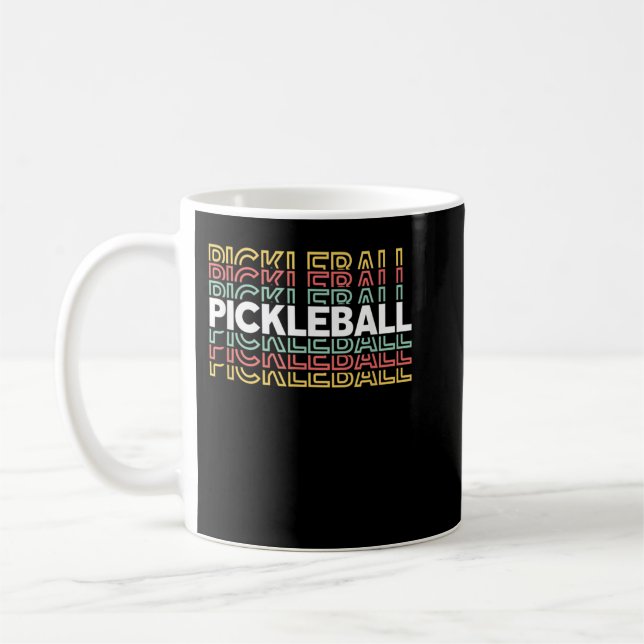 Pickleball Men & Women Pickler Player 747 Kaffeetasse (Links)