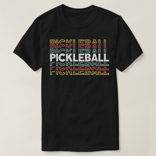 Pickleball Men & Women Pickler Player 747 T-Shirt (Design vorne)