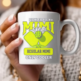 Pickleball Mimi Wie ein regelmäßiger Mimi nur Cool Zweifarbige Tasse