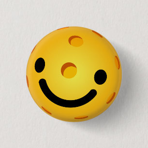 Pickleball Miniknopf-Gesicht Button