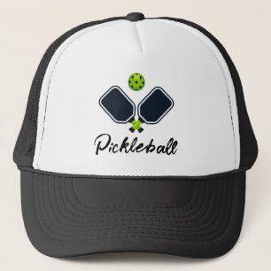 Pickleball mit Paddle & Ball Custom Truckerkappe
