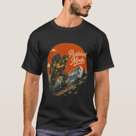 Pickleball-Modus Vintage-Sport-Abenteuer T-Shirt
