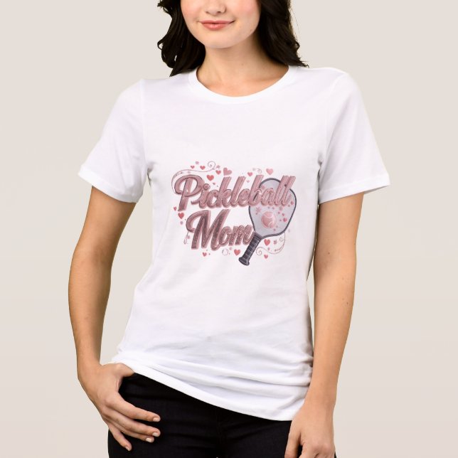 Pickleball Mom Shirt – Cute Pink Pickleball Gift f (Vorderseite)