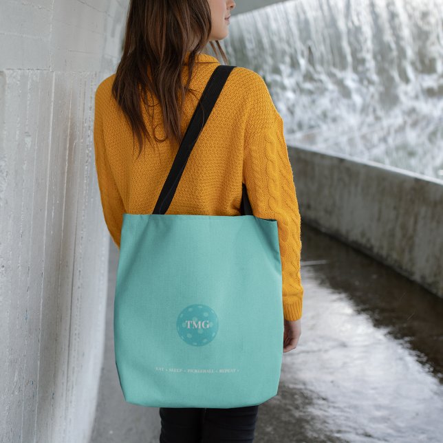 Pickleball Monogram Robin's Egg Blue (Von Creator hochgeladen)