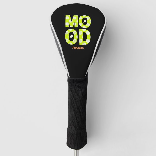Pickleball Mood Play Pickleball Golf Headcover (Vorderseite)