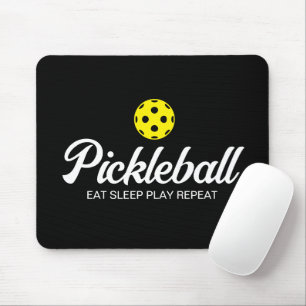 Pickleball-Mousepad-Geschenk Schlafen Wiedergeben Mousepad