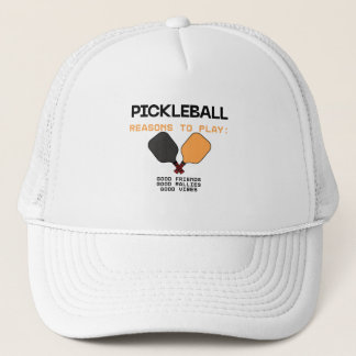 Pickleball-Mütze – Gründe zum Spielen Truckerkappe