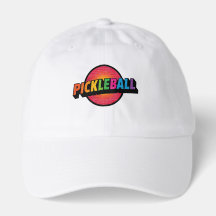 Pickleball-Mützen-Wasserfarben-Design