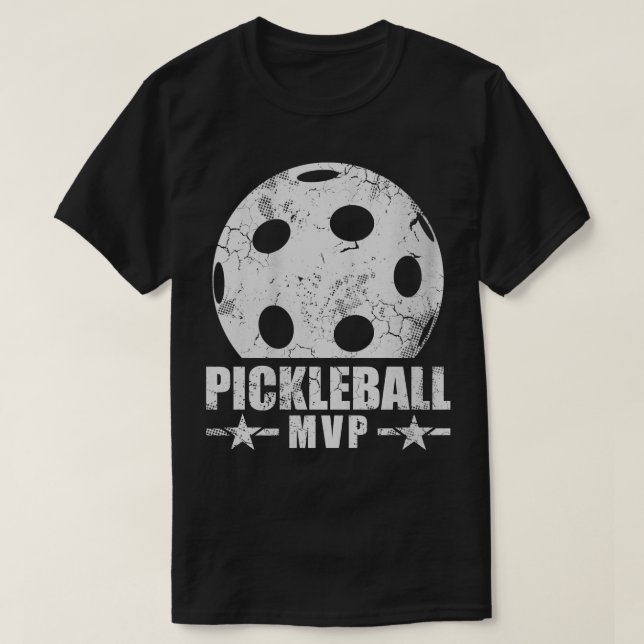 Pickleball MVP Spieler Team Coach Turnier Sport T-Shirt (Design vorne)