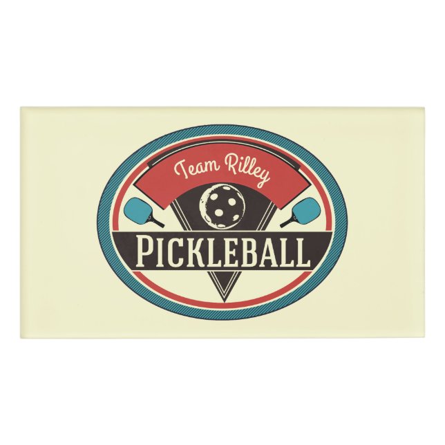 Pickleball Namenschild (Vorderseite)