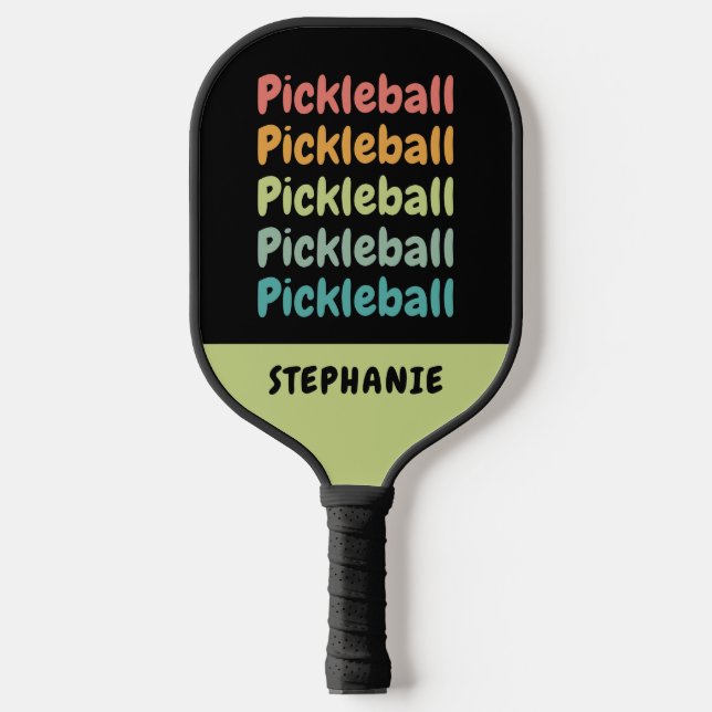 Pickleball Niedlich Pickleball Player Personalisie Pickleball Schläger (Vorderseite)