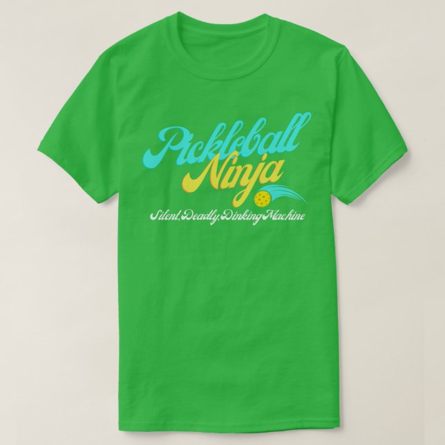 Pickleball Ninja Design T-Shirt (Design vorne)