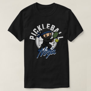 Pickleball-Ninja Lustige Kampfsportarten Sportpadd T-Shirt