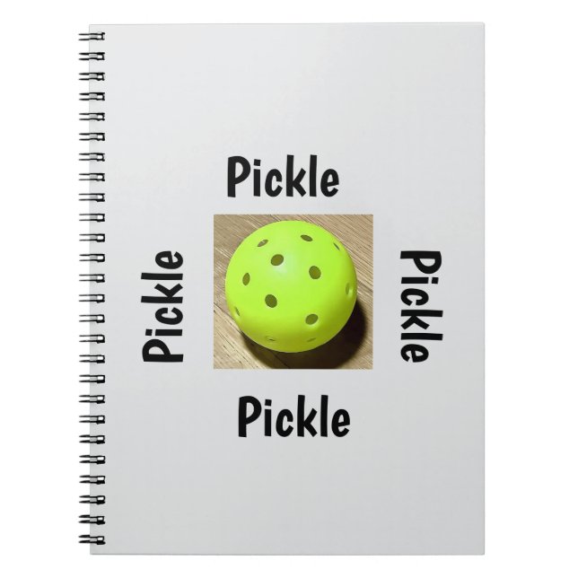 Pickleball  notizblock (Vorderseite)