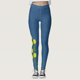 Pickleball oder Sport-Leggings/-pflanzen Leggings