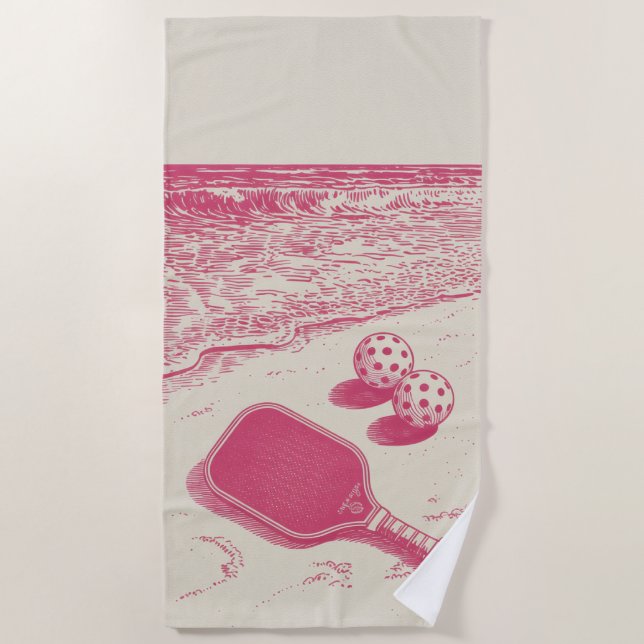 Pickleball ONIX Paddle Beach Handtuch Horizon Ansi (Vorderseite)