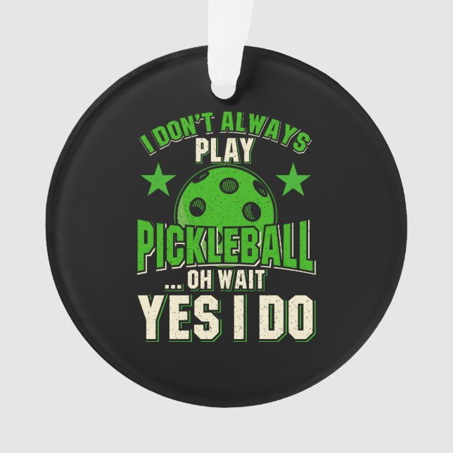 Pickleball Ornament (Vorderseite)