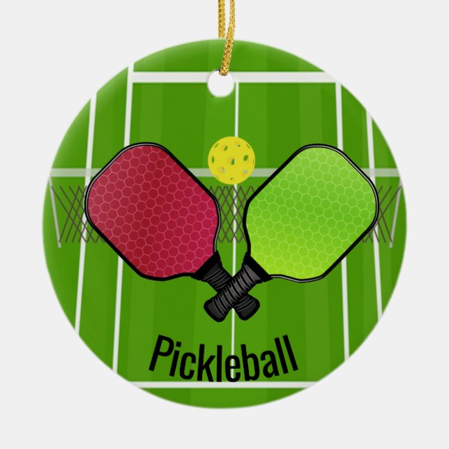 Pickleball Ornament (Vorne)