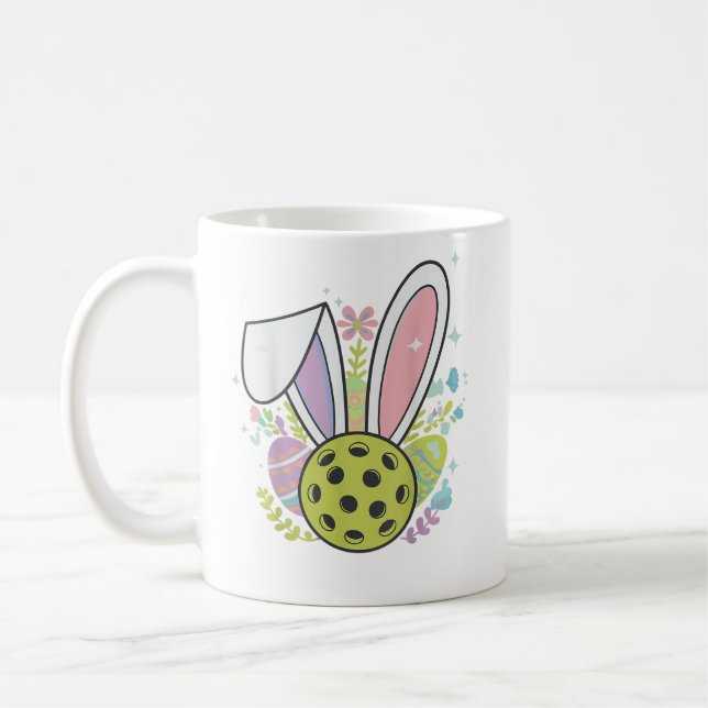 Pickleball-Oster-T-Shirt Kaffeetasse (Links)